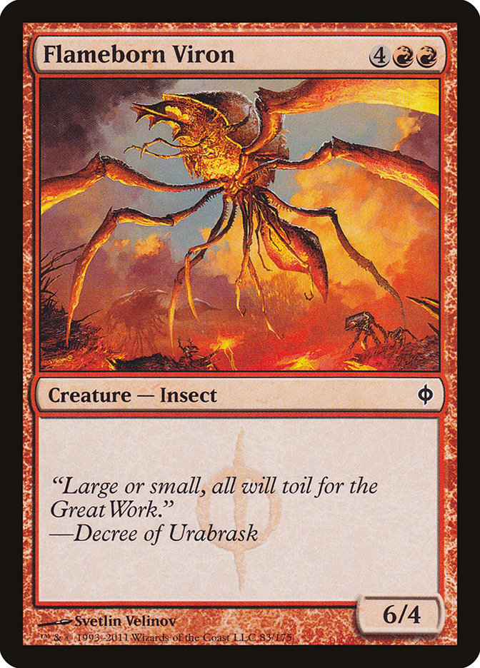 Flameborn Viron [New Phyrexia] - The Mythic Store | 24h Order Processing