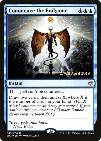 Commence the Endgame [War of the Spark Prerelease Promos] - The Mythic Store | 24h Order Processing