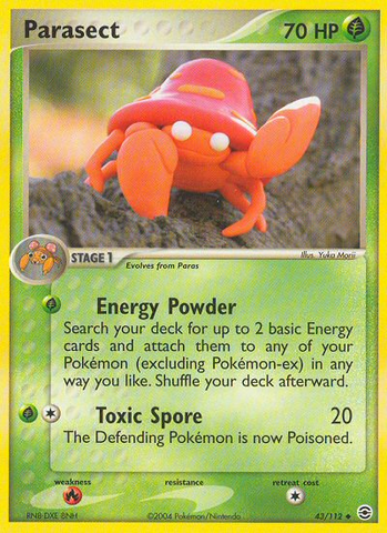 Parasect (43/112) [EX: FireRed & LeafGreen] - The Mythic Store | 24h Order Processing