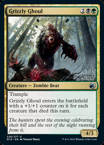 Grizzly Ghoul [Innistrad: Midnight Hunt] - The Mythic Store | 24h Order Processing