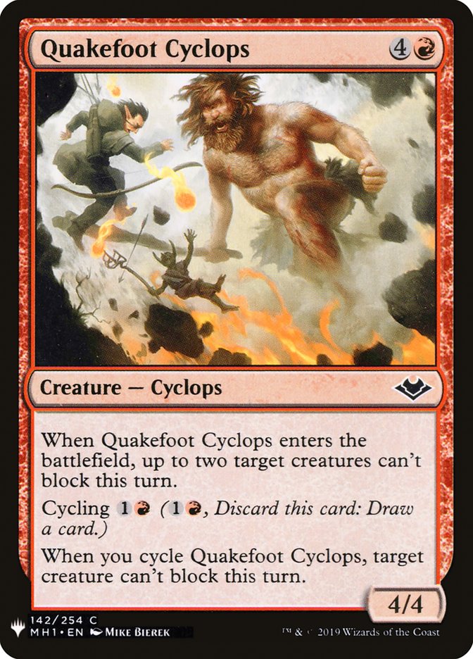 Quakefoot Cyclops [Mystery Booster] - The Mythic Store | 24h Order Processing