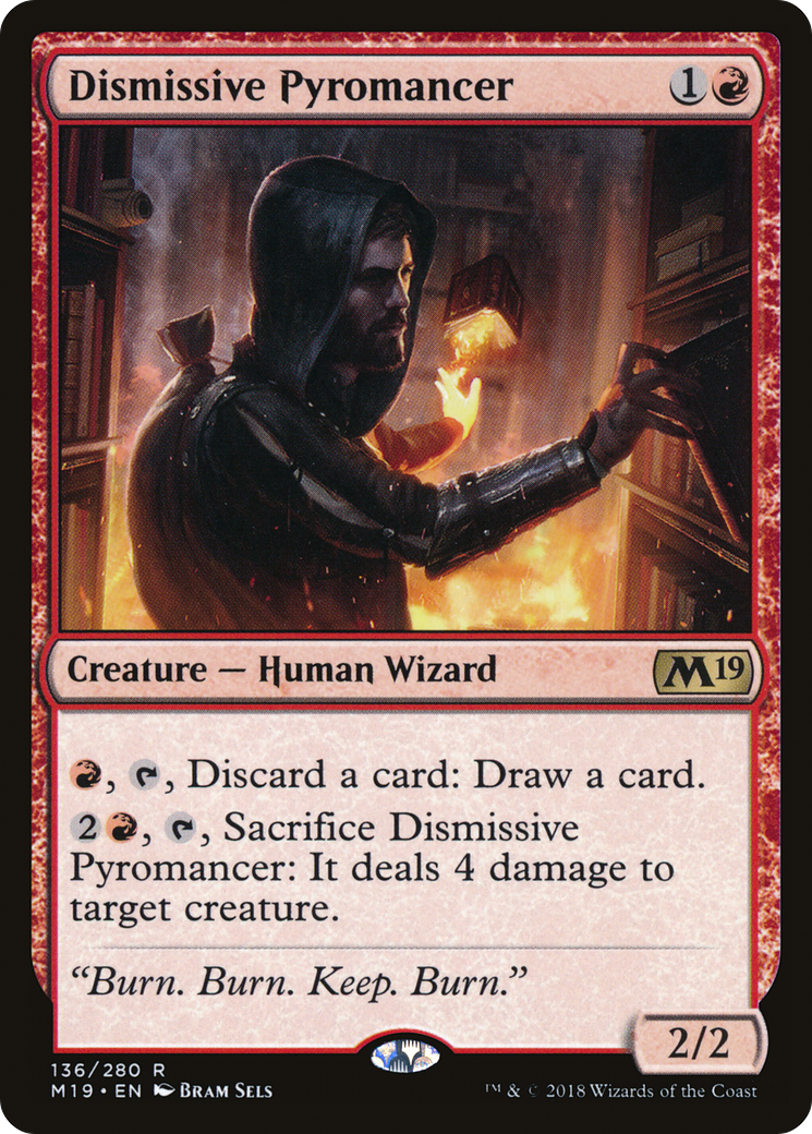 Dismissive Pyromancer [Core Set 2019] - The Mythic Store | 24h Order Processing