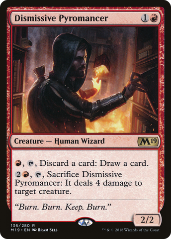 Dismissive Pyromancer [Core Set 2019] - The Mythic Store | 24h Order Processing