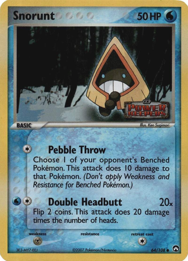 Snorunt (64/108) (Stamped) [EX: Power Keepers] - The Mythic Store | 24h Order Processing