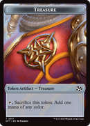 Dinosaur Dragon // Treasure Double-Sided Token [Aetherdrift Tokens] - The Mythic Store | 24h Order Processing