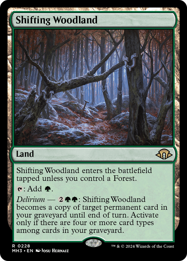 Shifting Woodland [Modern Horizons 3] - The Mythic Store | 24h Order Processing