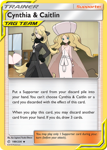 Cynthia & Caitlin (189/236) [Sun & Moon: Cosmic Eclipse] - The Mythic Store | 24h Order Processing
