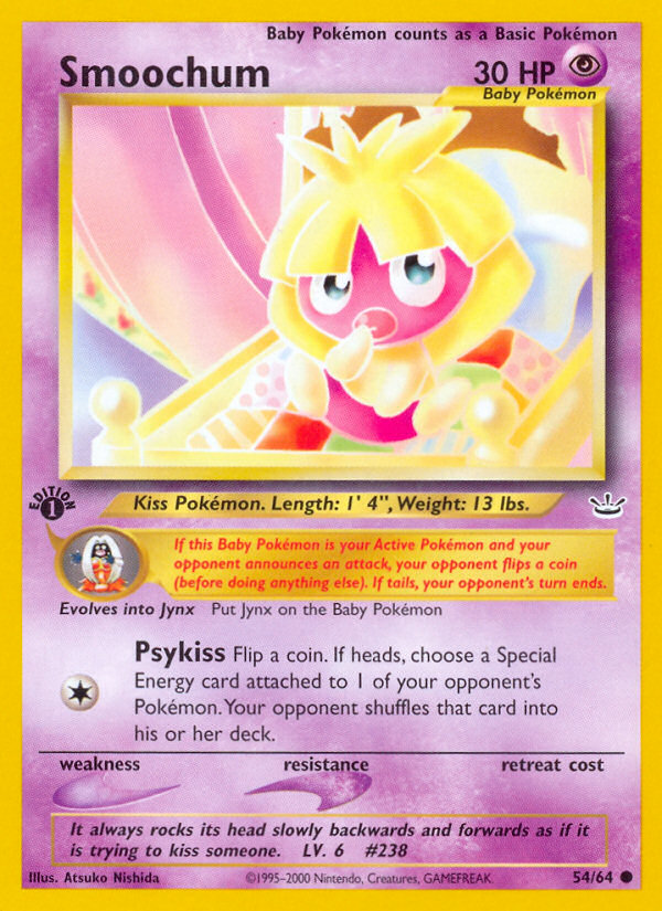 Smoochum (54/64) [Neo Revelation 1st Edition] - The Mythic Store | 24h Order Processing
