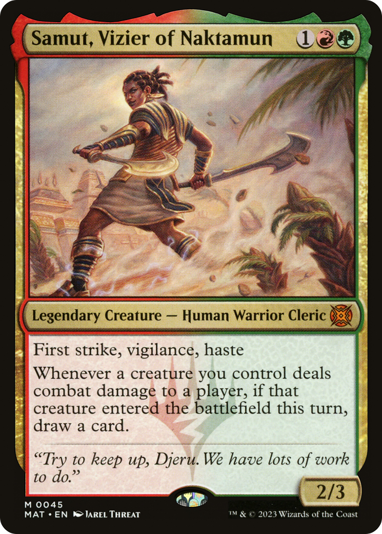 Samut, Vizier of Naktamun [March of the Machine: The Aftermath] - The Mythic Store | 24h Order Processing