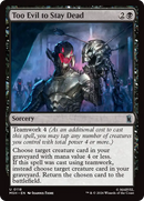 Too Evil to Stay Dead [Marvel Super Heroes] - The Mythic Store | 24h Order Processing