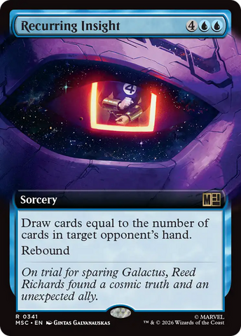 Recurring Insight (Extended Art) [Marvel Super Heroes Commander] - The Mythic Store | 24h Order Processing