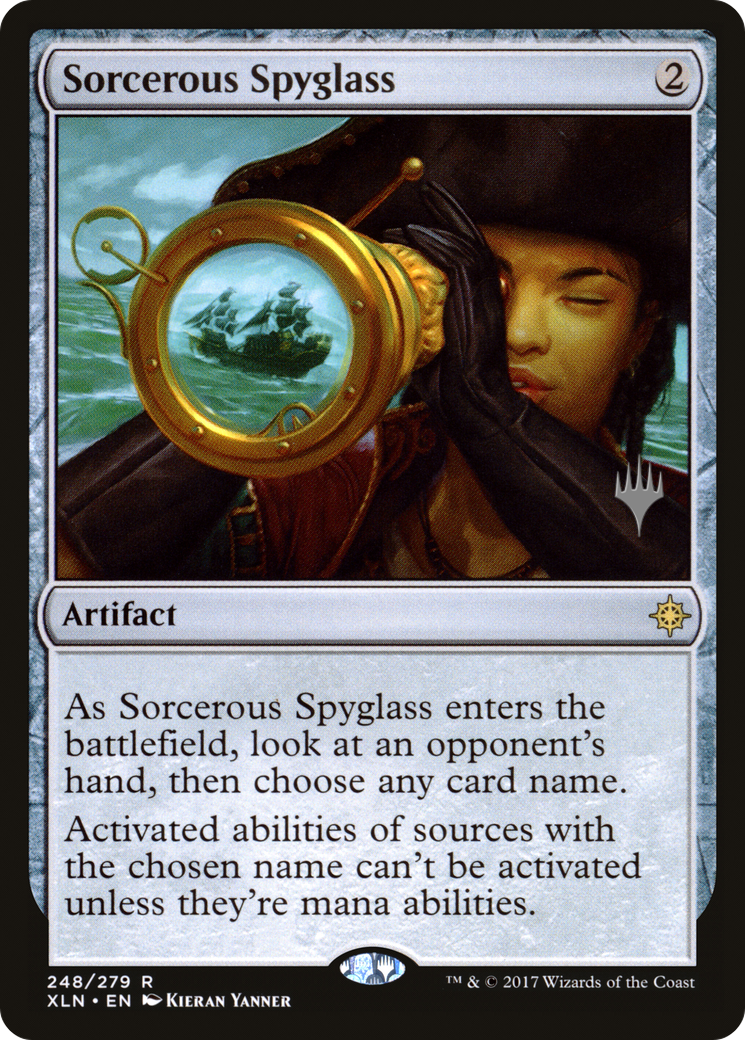 Sorcerous Spyglass (Promo Pack) [Ixalan Promos] - The Mythic Store | 24h Order Processing