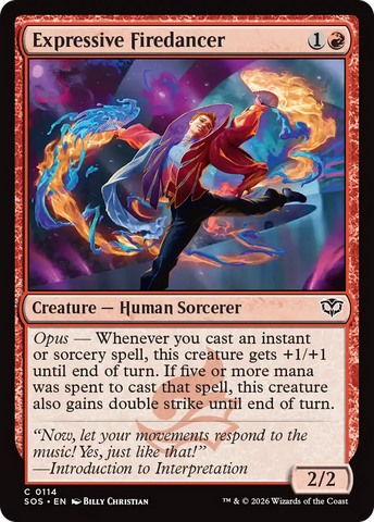 Expressive Firedancer [Secrets of Strixhaven] - The Mythic Store | 24h Order Processing