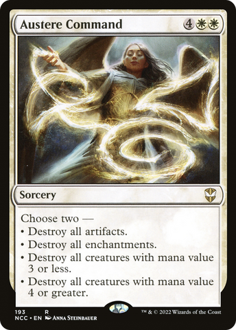 Austere Command [Streets of New Capenna Commander] - The Mythic Store | 24h Order Processing