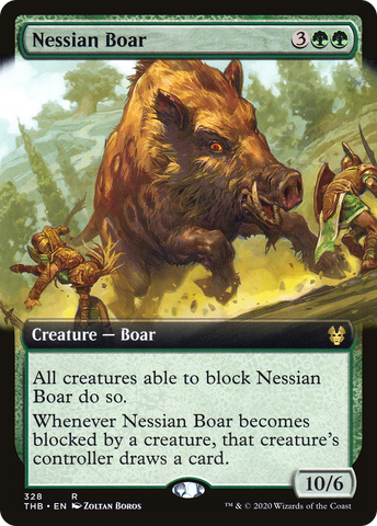Nessian Boar (Extended Art) [Theros Beyond Death] - The Mythic Store | 24h Order Processing