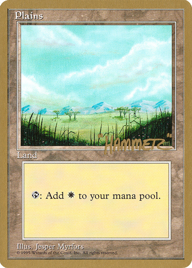Plains (shr365) (Shawn "Hammer" Regnier) [Pro Tour Collector Set] - The Mythic Store | 24h Order Processing
