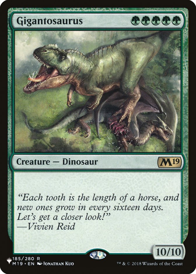 Gigantosaurus [The List] - The Mythic Store | 24h Order Processing