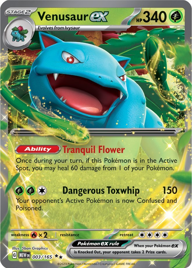 Venusaur ex (003/165) [Scarlet & Violet 151] - The Mythic Store | 24h Order Processing