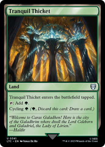 Tranquil Thicket [The Lord of the Rings: Tales of Middle-Earth Commander] - The Mythic Store | 24h Order Processing