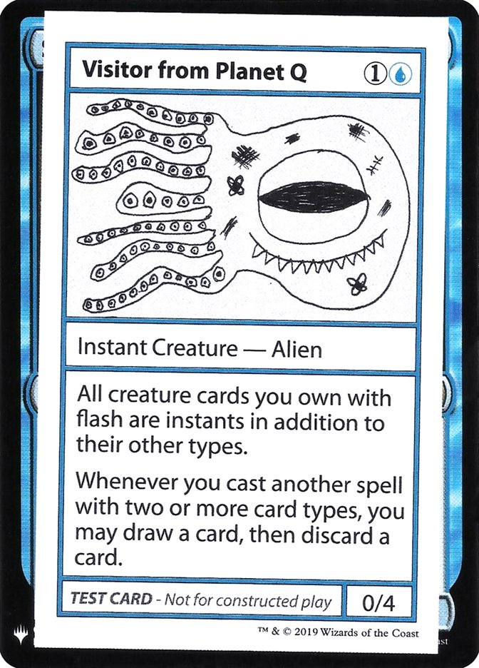 Visitor from Planet Q [Mystery Booster Playtest Cards] - The Mythic Store | 24h Order Processing