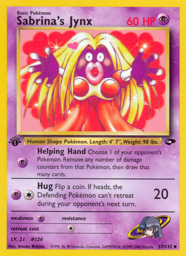 Sabrina's Jynx (57/132) [Gym Challenge 1st Edition] - The Mythic Store | 24h Order Processing