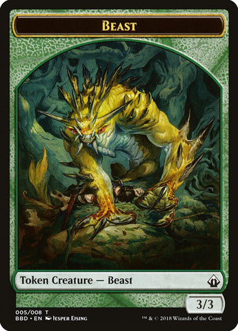 Beast Token [Battlebond Tokens] - The Mythic Store | 24h Order Processing