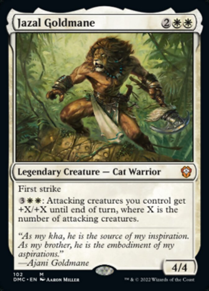Jazal Goldmane [Dominaria United Commander] - The Mythic Store | 24h Order Processing