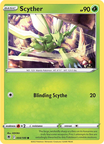 Scyther (004/189) [Sword & Shield: Astral Radiance] - The Mythic Store | 24h Order Processing