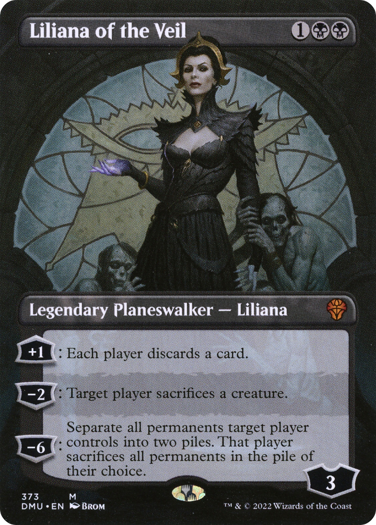 Liliana of the Veil (Borderless) [Dominaria United] - The Mythic Store | 24h Order Processing