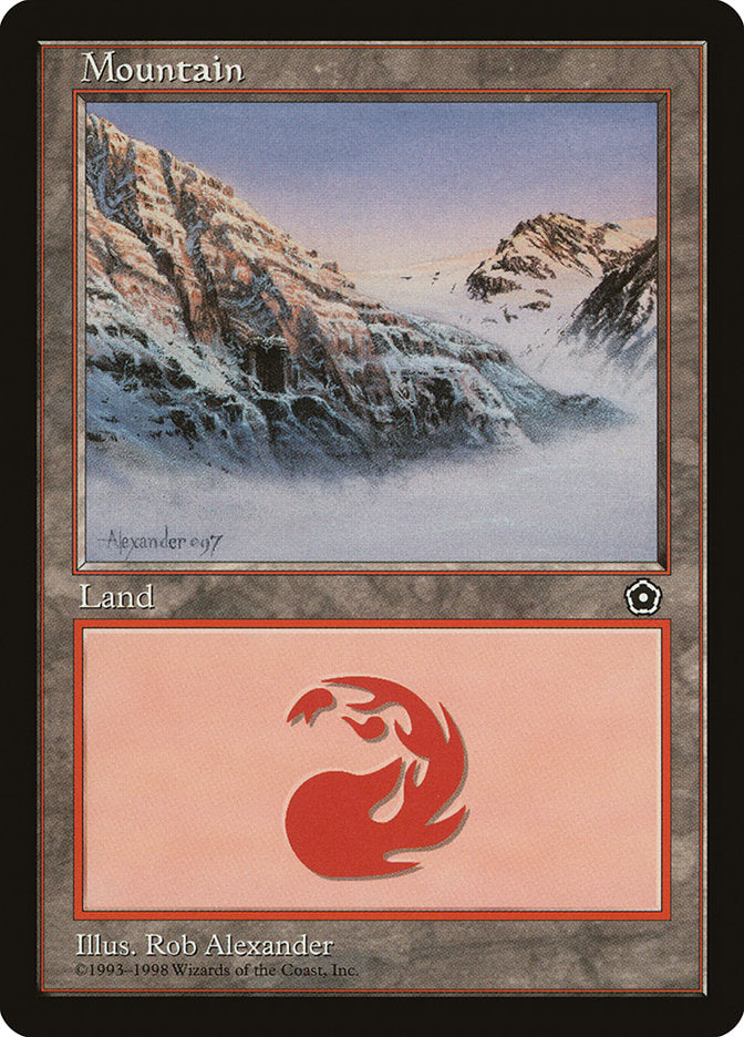 Mountain (Signature on Left / Cave on Left) [Portal Second Age] - The Mythic Store | 24h Order Processing