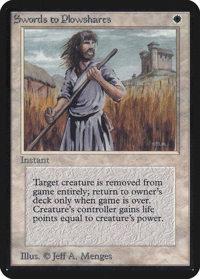 Swords to Plowshares [Alpha Edition] - The Mythic Store | 24h Order Processing