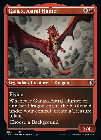 Ganax, Astral Hunter (Foil Etched) [Commander Legends: Battle for Baldur's Gate] - The Mythic Store | 24h Order Processing