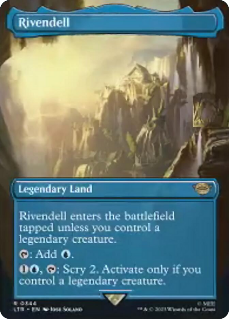 Rivendell (Borderless Alternate Art) [The Lord of the Rings: Tales of Middle-Earth] - The Mythic Store | 24h Order Processing