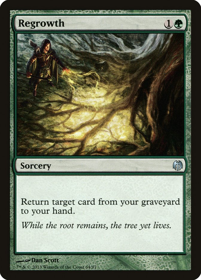 Regrowth [Duel Decks: Heroes vs. Monsters] - The Mythic Store | 24h Order Processing