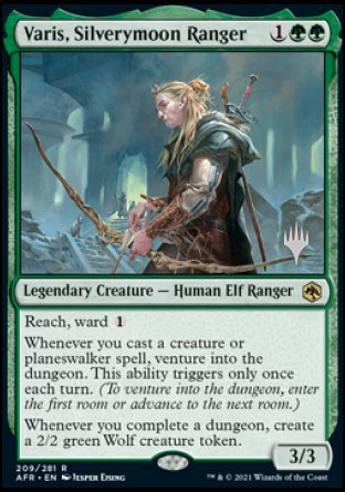 Varis, Silverymoon Ranger (Promo Pack) [Dungeons & Dragons: Adventures in the Forgotten Realms Promos] - The Mythic Store | 24h Order Processing