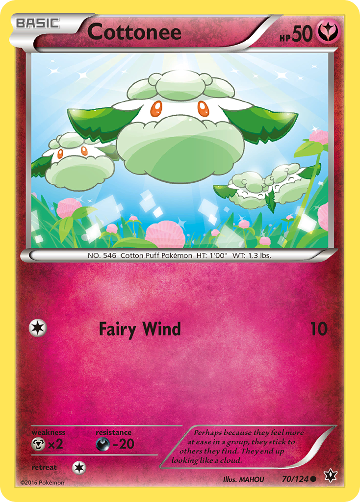 Cottonee (70/124) [XY: Fates Collide] - The Mythic Store | 24h Order Processing
