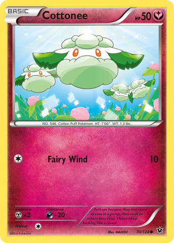 Cottonee (70/124) [XY: Fates Collide] - The Mythic Store | 24h Order Processing