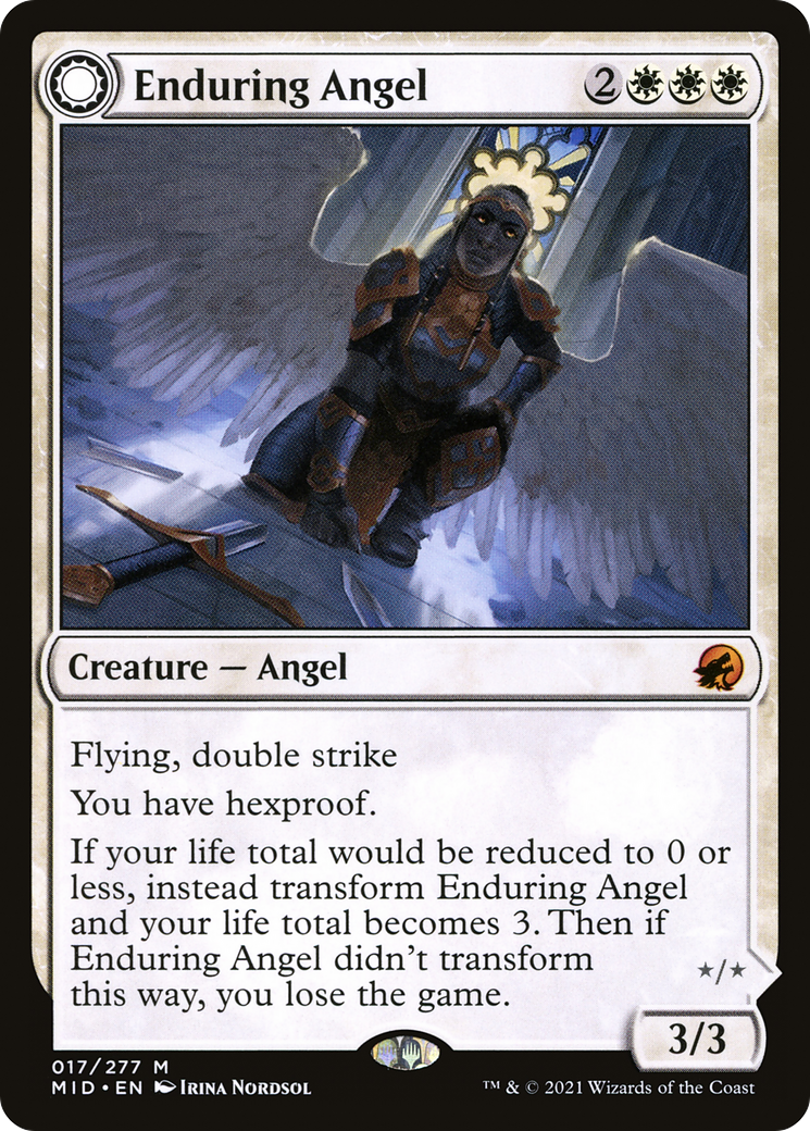 Enduring Angel // Angelic Enforcer [Innistrad: Midnight Hunt] - The Mythic Store | 24h Order Processing