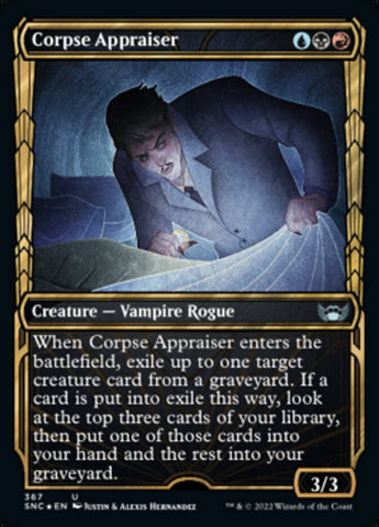 Corpse Appraiser (Showcase Golden Age Gilded Foil) [Streets of New Capenna] - The Mythic Store | 24h Order Processing