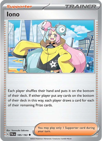 Iono (185/193) [Scarlet & Violet: Paldea Evolved] - The Mythic Store | 24h Order Processing