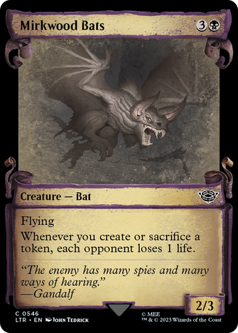 Mirkwood Bats [The Lord of the Rings: Tales of Middle-Earth Showcase Scrolls] - The Mythic Store | 24h Order Processing