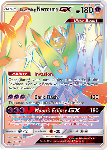 Dawn Wings Necrozma GX (161/156) [Sun & Moon: Ultra Prism] - The Mythic Store | 24h Order Processing