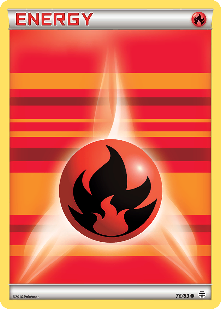 Fire Energy (76/83) [XY: Generations] - The Mythic Store | 24h Order Processing