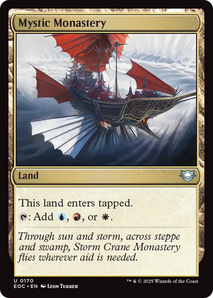 Mystic Monastery [Edge of Eternities Commander] - The Mythic Store | 24h Order Processing