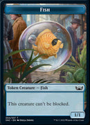 Clue // Fish Double-Sided Token [Streets of New Capenna Commander Tokens] - The Mythic Store | 24h Order Processing
