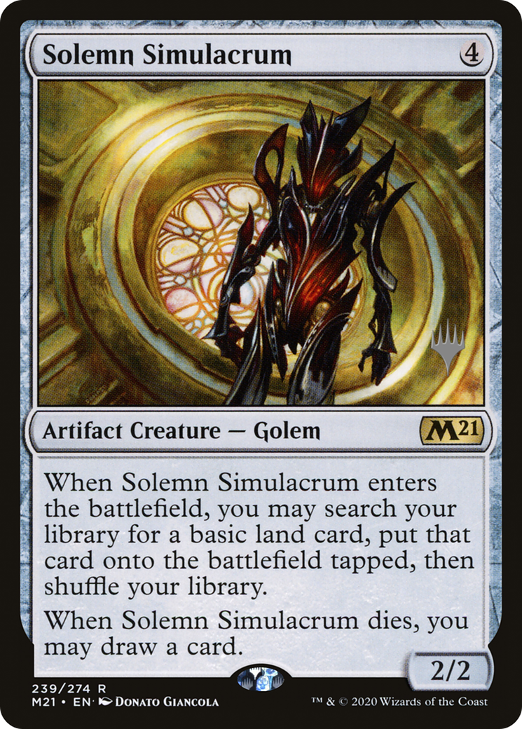 Solemn Simulacrum (Promo Pack) [Core Set 2021 Promos] - The Mythic Store | 24h Order Processing