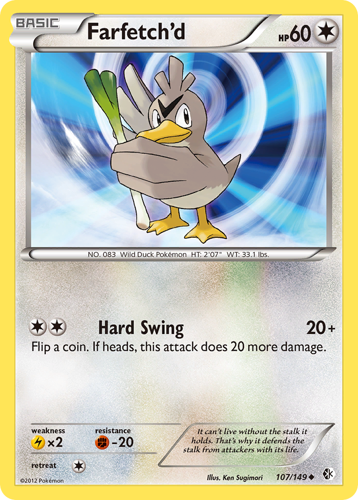 Farfetch'd (107/149) [Black & White: Boundaries Crossed] - The Mythic Store | 24h Order Processing