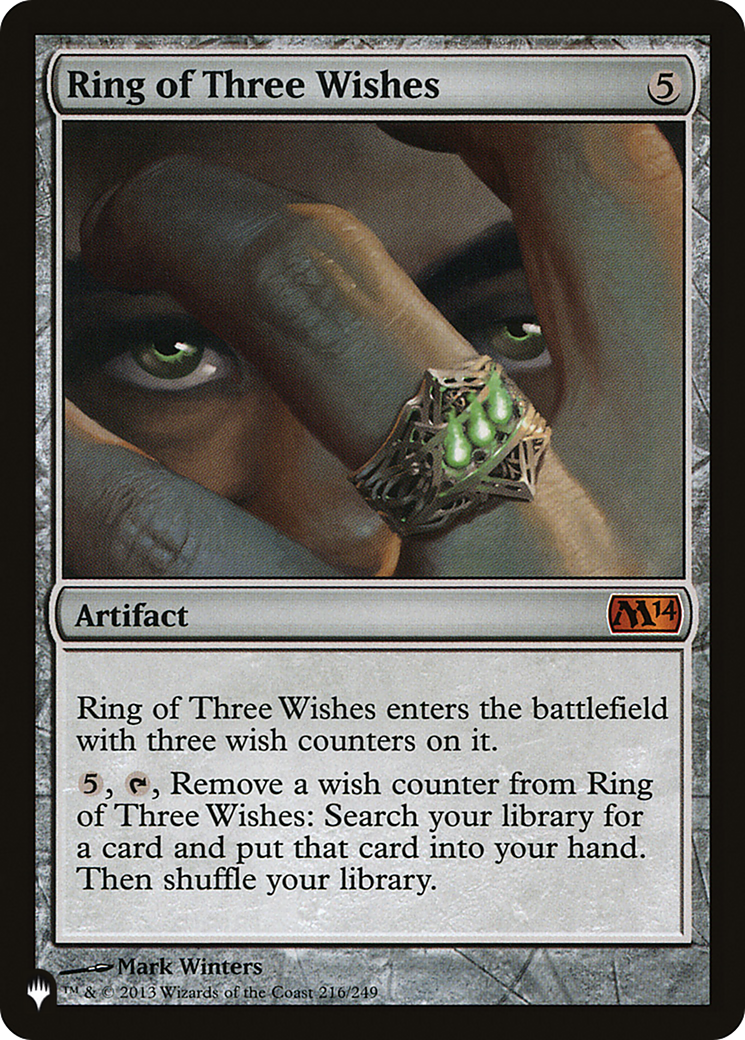 Ring of Three Wishes [The List] - The Mythic Store | 24h Order Processing