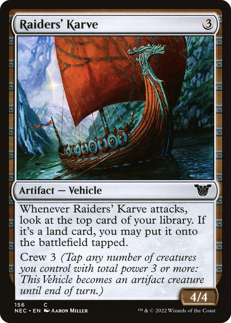 Raiders' Karve [Kamigawa: Neon Dynasty Commander] - The Mythic Store | 24h Order Processing