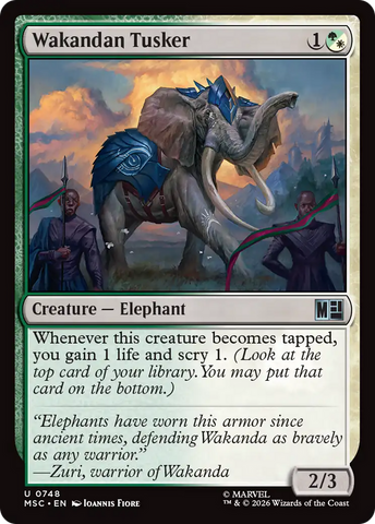 Wakandan Tusker [Marvel Super Heroes Commander] - The Mythic Store | 24h Order Processing